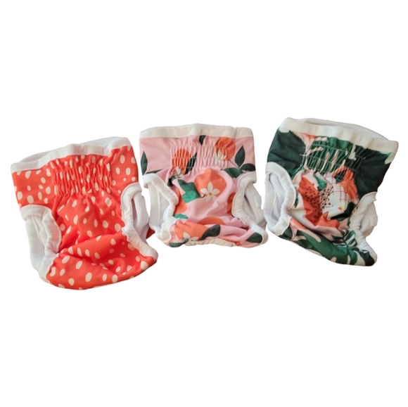 Washable Pet Female Diapers 3 Pack Ruffle Decor Reusable Small Dog In Heat, XS - Picture 2 of 13